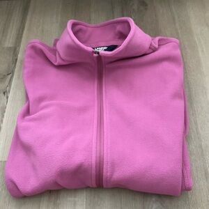 Lands' End Pink Fleece Vest